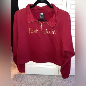Nike cropped sweater